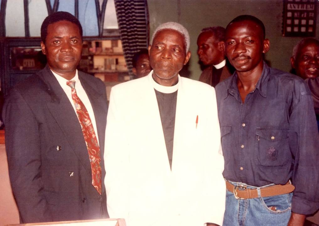 Apostle Odeneye with his father in the Lord