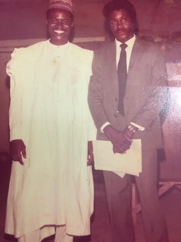 With Tom Uzor at Afrotec